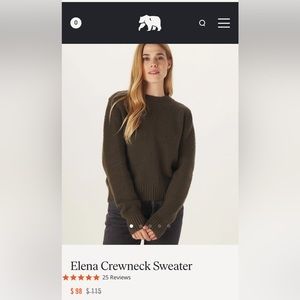 The Normal Brand Green Crew Neck Sweater